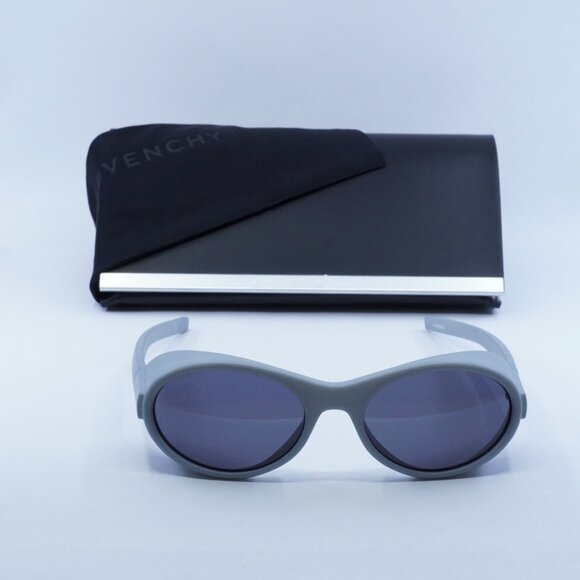 ?️ New Givenchy GV40065I 20A  Sunglasses - Light Grey Frame, Grey Lenses main image 10